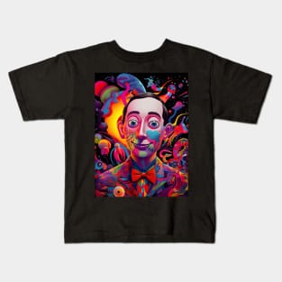 Pee Wee Herman art 8 Kids T-Shirt